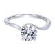 Gabriel 14 Karat Contemporary Engagement Ring ER11588R3W4JJJ