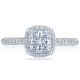 HT2547PR6 Platinum Tacori Classic Crescent Engagement Ring