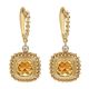 Gabriel Fashion 14 Karat Bombay Drop Earrings EG10245Y45CT