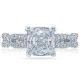 HT2528PR7 Platinum Tacori Ribbon Engagement Ring