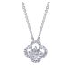 Gabriel Fashion 14 Karat Lusso Diamond Necklace NK3118W45JJ