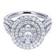 Gabriel Fashion 14 Karat Clustered Diamonds Ladies' Ring LR6656W44JJ
