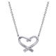 Gabriel Fashion Silver Eternal Love Heart Necklace NK3927SV5JJ