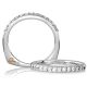 A Jaffe Signature Platinum Wedding Ring MRS078 / 26
