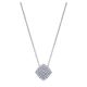 Gabriel Fashion 14 Karat Clustered Diamonds Necklace NK4353W45JJ
