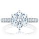 HT254625RD9 Platinum Tacori Petite Crescent Engagement Ring