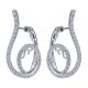 Gabriel Fashion 14 Karat Hoops Hoop Earrings EG12084W45JJ