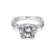 Tacori Platinum Crescent Silhouette Engagement Ring 2565SMRD6.5