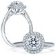 A.JAFFE 18 Karat Classic Engagement Ring ME1864Q