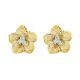 Gabriel Fashion 14 Karat Floral Stud Earrings EG516Y45JJ