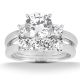 Taryn Collection Platinum Diamond Engagement Ring TQD A-8004
