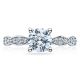 Tacori 46-25RD65 Platinum Sculpted Crescent Engagement Ring