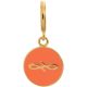 Endless Jewelry Coral Endless Coin Gold Plated Charm 53345-1