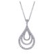 Gabriel Fashion 14 Karat Lusso Diamond Necklace NK4387W45JJ