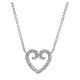 Gabriel Fashion 14 Karat Eternal Love Heart Necklace NK4022W45JJ