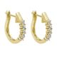 Gabriel Fashion 14 Karat Huggies Huggie Earrings EG455Y45JJ