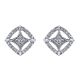 Gabriel Fashion 14 Karat Clustered Diamonds Stud Earrings EG12659W45JJ
