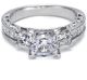 Tacori Crescent Platinum Engagement Ring HT243012