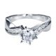 Gabriel Platinum Contemporary Engagement Ring ER1709PT3JJ