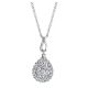 Gabriel Fashion 14 Karat Clustered Diamonds Necklace NK3897W44JJ