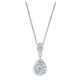 Gabriel Fashion 14 Karat Clustered Diamonds Necklace NK3838W44JJ