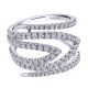 Gabriel Fashion 14 Karat Lusso Diamond Ladies' Ring LR50666W45JJ