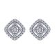 Gabriel Fashion 14 Karat Lusso Diamond Stud Earrings EG12649W45JJ