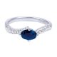Gabriel Fashion 14 Karat Lusso Color Ladies' Ring LR50334W45SB