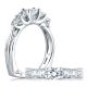 A.JAFFE Metropolitan Collection Signature Platinum Diamond Wedding Ring MRS030 / 30