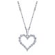 Gabriel Fashion 14 Karat Eternal Love Heart Necklace NK1844W45JJ