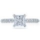HT2545PR6 Platinum Tacori Classic Crescent Engagement Ring