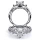 Verragio Venetian-5013PEAR Platinum Engagement Ring