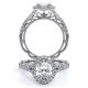 Verragio Venetian-5057OV Platinum Engagement Ring