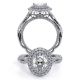 Verragio Venetian-5066OV Platinum Engagement Ring
