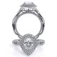 Verragio Venetian-5066PEAR Platinum Engagement Ring