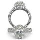 Verragio Venetian-5080OV Platinum Engagement Ring