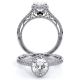 Verragio Venetian-5081OV Platinum Engagement Ring