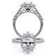 Verragio Venetian-5084OV Platinum Engagement Ring
