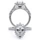 Verragio Venetian-5084PEAR Platinum Engagement Ring