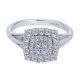 Gabriel Fashion 14 Karat Clustered Diamonds Ladies' Ring LR50252W45JJ