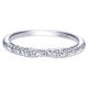 Gabriel 14 Karat Contemporary Wedding Band WB8701W44JJ