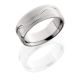Lashbrook 8FB011 POLISH-SATIN-POLISH Titanium Wedding Ring or Band