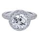 Gabriel 18 Karat Contemporary Engagement Ring ER8336W83JJ