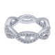 Gabriel Fashion 14 Karat Stackable Stackable Ladies' Ring LR5708W45JJ