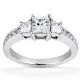 Taryn Collection Platinum Diamond Engagement Ring TQD 9006