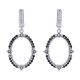 Gabriel Fashion Silver Roman Drop Earrings EG11580SV5BS