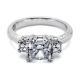 Tacori Hand Engraved 18 Karat Engagement Ring HT2329