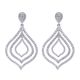 Gabriel Fashion 14 Karat Hampton Diamond Drop Earrings EG10717W44JJ