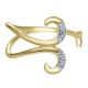 Gabriel Fashion 14 Karat Trends Knuckle Ladies' Ring LR50529Y45JJ