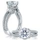 A.JAFFE Platinum Signature Engagement Ring MES561